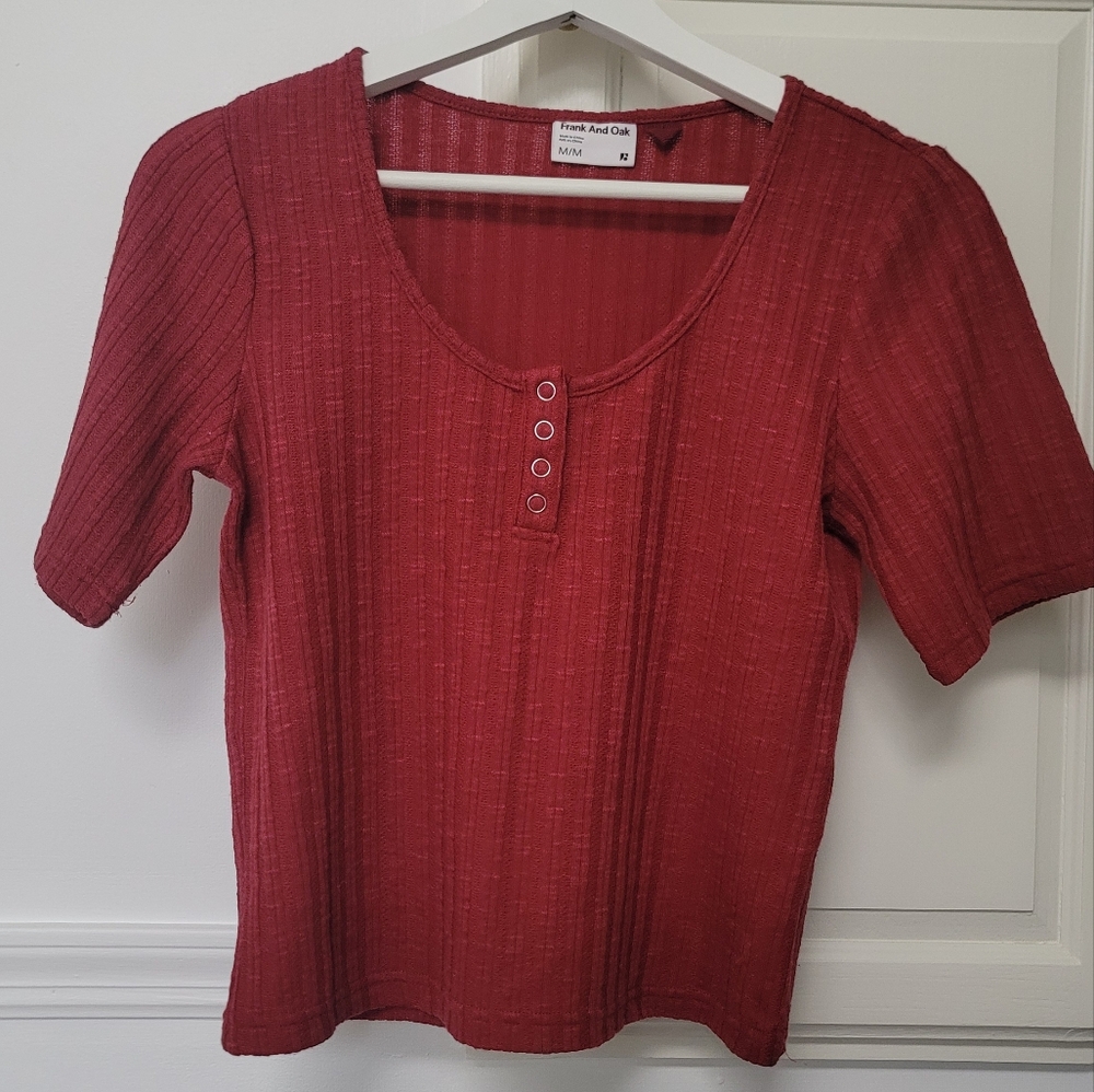 Frank and Oak knit top!
